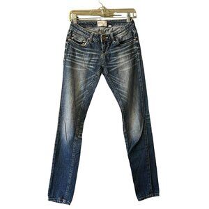 BKE Stella Skinny Jeans Size 27R 24x31‎ 1/2 Preppy Party Designer Modern